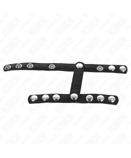 KINK - ANELLO PER PENE CON 3 CINGHIE REGOLABILI PER DIVISORE DELLE PALLE