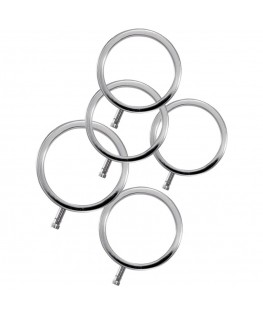 ELECTRASTIM - ELECTRARINGS ANELLI PER PENE IN METALLO CONFEZIONE DA 5