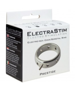 ELECTRASTIM - ANELLO ELETTROMAGNETICO PER PENE IN METALLO PRESTIGE 46 MM