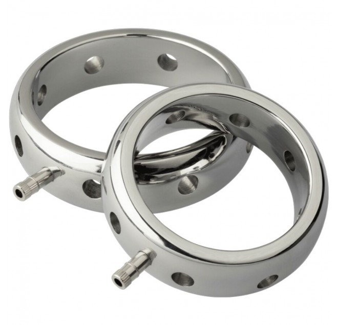 ELECTRASTIM - ANELLO ELETTROMAGNETICO PER PENE IN METALLO PRESTIGE 50 MM