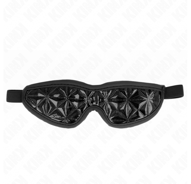 KINK - FASCIA CON MOTIVO A DIAMANTI NERO 20,5 x 6 CM