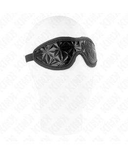 KINK - FASCIA CON MOTIVO A DIAMANTI NERO 20,5 x 6 CM