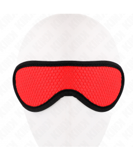 KINK - BENDA A TEXTURE A SCALA CON BORDO RICOPERTO ROSSO 20 x 7 CM