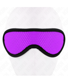 KINK - BENDA A TEXTURE A SCALE CON BORDO RICOPERTO VIOLA 20 x 7 CM