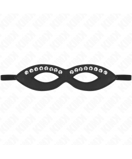 KINK - MASCHERA PER OCCHI CON MINI RIVETTI MODELLO 1 20,5 x 5,5 CM
