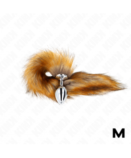 KINK - PLUG ANALE MISURA M 8 X 3,5 CM CON CODA SINTETICA 40 CM MARRONE KINK - PLUG ANALE MISURA M 8 X 3,5 CM CON CODA SINTETICA 40 CM MARRONE che trovi in offerta solo su SexyShopOnline a -35% di sconto