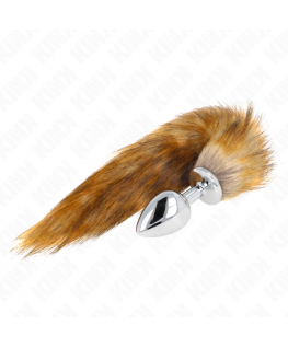 KINK - PLUG ANALE MISURA L 10 X 4 CM CON CODA SINTETICA 40 CM MARRONE KINK - PLUG ANALE MISURA L 10 X 4 CM CON CODA SINTETICA 40 CM MARRONE che trovi in offerta solo su SexyShopOnline a -35% di sconto