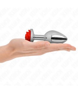 KINK - PLUG ANALE ROSA ROSSO TAGLIA L