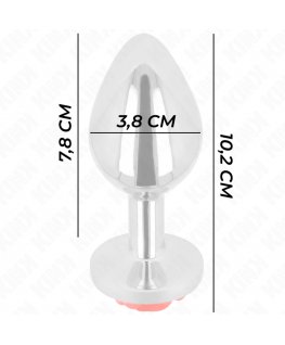 KINK - PLUG ANALE ROSA ROSSO TAGLIA L