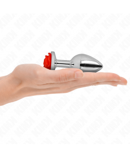 KINK - PLUG ANALE ROSA ROSSO TAGLIA M