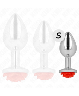 KINK - PLUG ANALE ROSA ROSSO TAGLIA S
