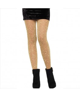 LEG AVENUE - COLLANT TRASPARENTI DORATO