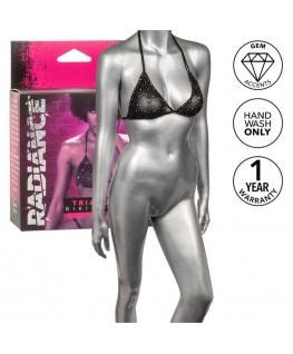 CALEXOTICS - RADIANCE TOP BIKINI A TRIANGOLO RHINE