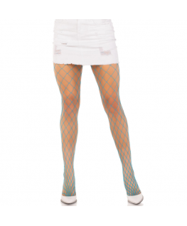LEG AVENUE - COLLANT A RETE DIAMANTE BLU