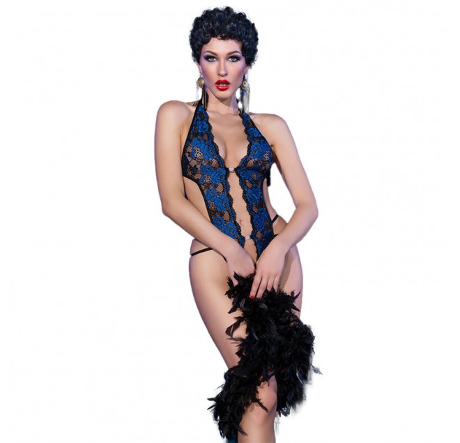 CHILIROSE - CR 4479 BODY A CAVALLO BLU S/M