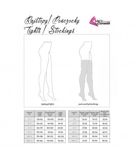 LIVCO CORSETTI FASHION - CALZE MIRANEIT LC XG021 NERO TAGLIA UNICA