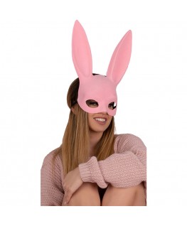 LIVCO CORSETTI FASHION - KOHU RABBIT ROSA MJ009 MASCHERINA TAGLIA UNICA