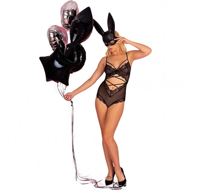 LIVCO CORSETTI FASHION - KYLSSIAM LC 90613 BODY NERO L/XL