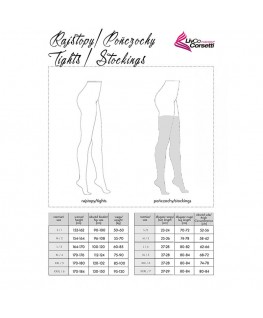 LIVCO CORSETTI FASHION - CALZE MONIKONI XG054 NERO TAGLIA UNICA