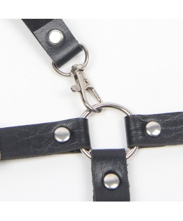 SUBBLIME - PETTORINA CON CINGHIE E CATENA DETTAGLI TAGLIA UNICA