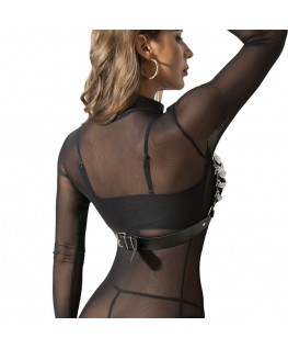 SUBBLIME - IMBRAGATURA REGGISENO E COLLANA CON CATENE TAGLIA UNICA