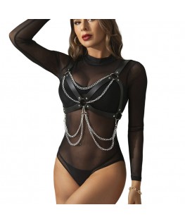 SUBBLIME - REGGISENO IMBRACATURA CON CATENA DETTAGLIO TAGLIA UNICA