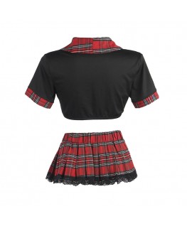 SUBBLIME - COSTUME SEXY SCUOLA CON TOP S/M