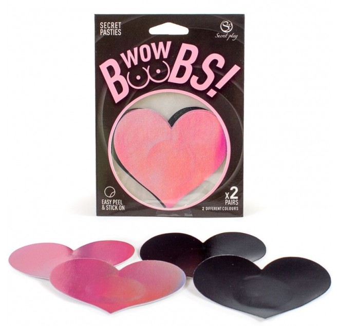 SECRET PLAY - WOW TETTE! COPRI CAPEZZOLI A CUORE