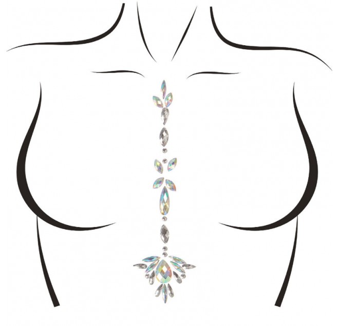 LEG AVENUE - GIOIELLO CORPO ADESIVO IN GIADA