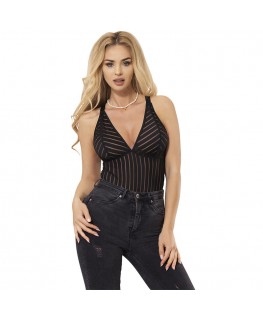 SUBBLIME - 954154 BODY CON CINTURA REGGICALZE NERO L/XL