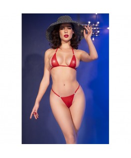 CHILIROSE - CR 4840 MICRO BIKINI ROSSO S/M