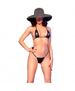 CHILIROSE - CR 4840 MICRO BIKINI NERO S/M
