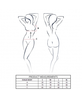 PASSION - EVALIE BODY ROSSO S/M