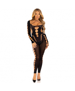 LEG AVENUE - BODYSTOCKING ALLA CAVIGLIA RECKLESS NERO