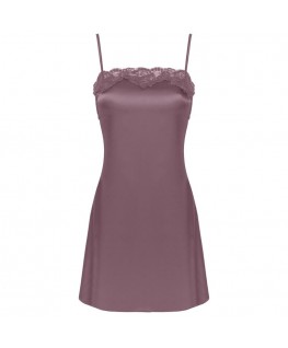 LIVCO CORSETTI FASHION - JACQUELINE LC 90249 VESTAGLIA + CAMICIA + PANTY VIOLA S/M