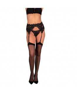 LIVCO CORSETTI FASHION - SOLIANA LC 90424-1 REGGETTIERE NERO L/XL