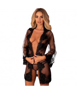 LIVCO CORSETTI FASHION - HERINA LC XG056 VESTAGLIA + SLIP NERO TAGLIA UNICA LIVCO CORSETTI FASHION - HERINA LC XG056 VESTAGLIA + SLIP NERO TAGLIA UNICA che trovi in offerta solo su SexyShopOnline a -35% di sconto
