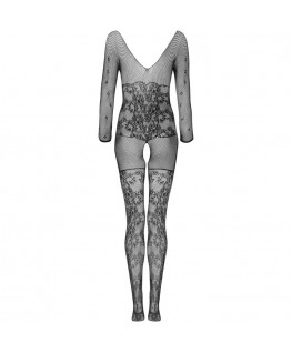 LIVCO CORSETTI FASHION - BODYSTOCKING CELDON CROTCHLESS NERO TAGLIA UNICA