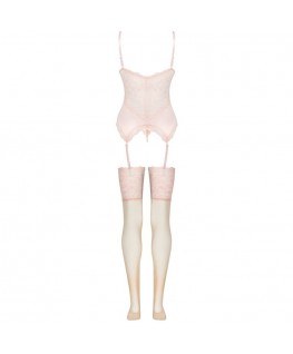 LIVCO CORSETTI FASHION - SET PERSINNE PESCA CORSETTO + SLIP + CALZE
