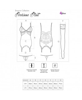 LIVCO CORSETTI FASHION - PERSINNE MIT EMPORIO SET CORSETTO + SLIP + CALZE