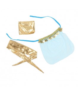 SUBBLIME - SET DI LINGERIE BLU STILE INDIA S/M