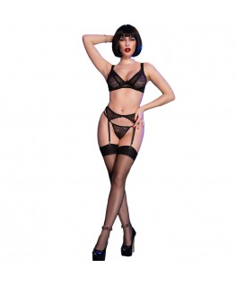 CHILIROSE - CR 4692 SET QUATTRO PEZZI NERO XL