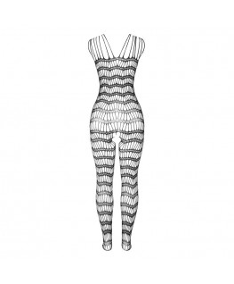 SUBBLIME - 951696 BODYSTOCKING A RETE SENZA CAVALLO CON SPALLINE SULLE SPALLE NERO TAGLIA UNICA