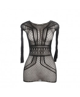 SUBBLIME - 951931 ABITO CORTO A RETE CON SCHIENA NUDA TAGLIA UNICA