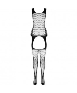 PASSION - BS 104 BODYSTOCKING NERO TAGLIA UNICA