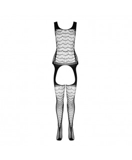 PASSION - BS 104 BODYSTOCKING BIANCO TAGLIA UNICA