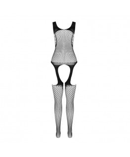 PASSION - BS 104 BODYSTOCKING BIANCO TAGLIA UNICA