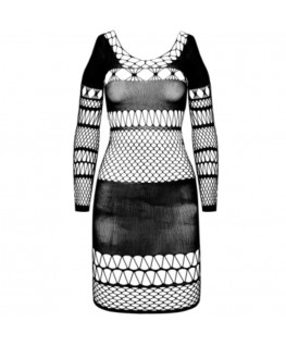 PASSION - BS 105 BODYSTOCKING NERO TAGLIA UNICA