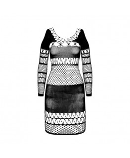 PASSION - BS 105 BODYSTOCKING ROSSO TAGLIA UNICA