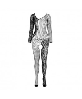 PASSION - BS 107 BODYSTOCKING BIANCO TAGLIA UNICA